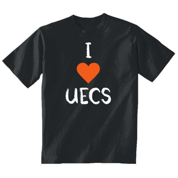 I Love UECS - Toddler Heavy Cotton™ T-Shirt Thumbnail