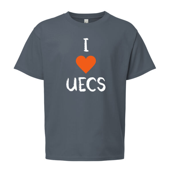 I Love UECS - Youth Softstyle® T-Shirt Thumbnail