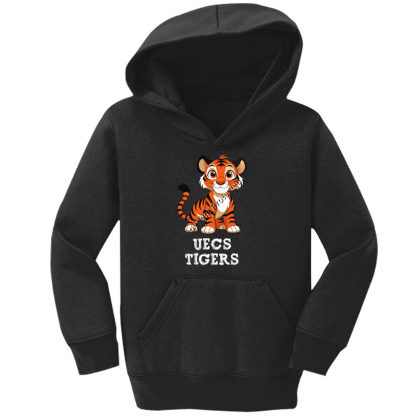 UECS Tigers - Toddler Core Fleece Pullover Hooded Sweatshirt Thumbnail