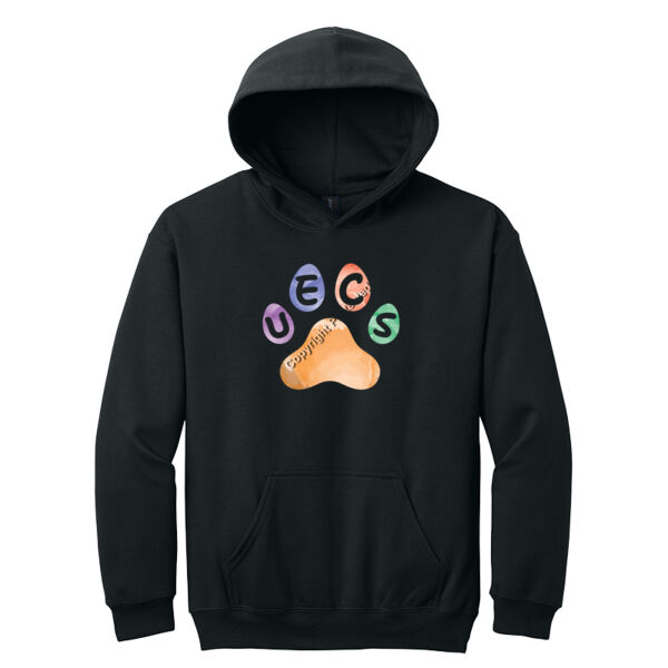 UECS Paw - Youth Softstyle ® Midweight Fleece Hoodie Thumbnail
