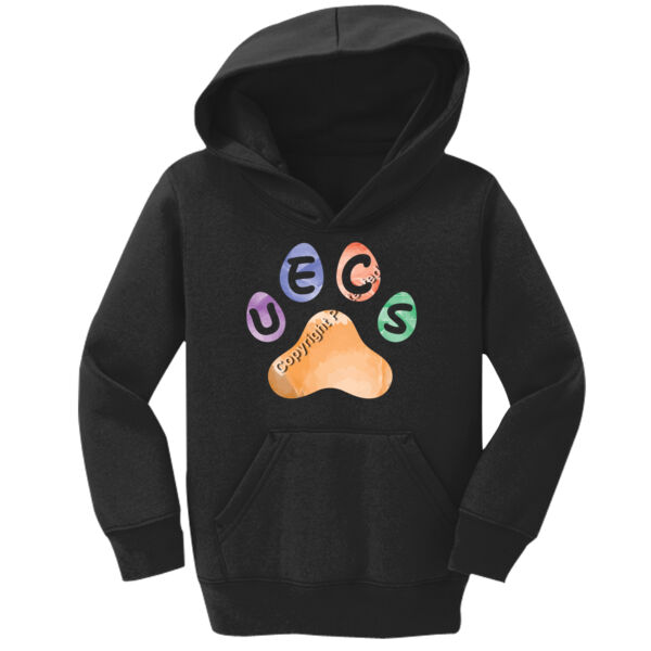 UECS Paw - Toddler Core Fleece Pullover Hooded Sweatshirt Thumbnail